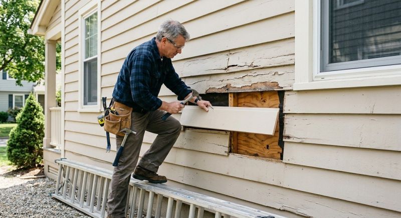 Damaged Siding Replacement Service