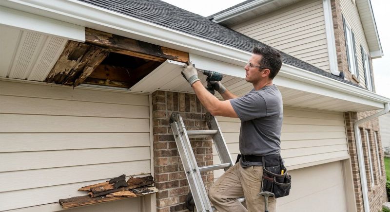 Damaged Siding Replacement